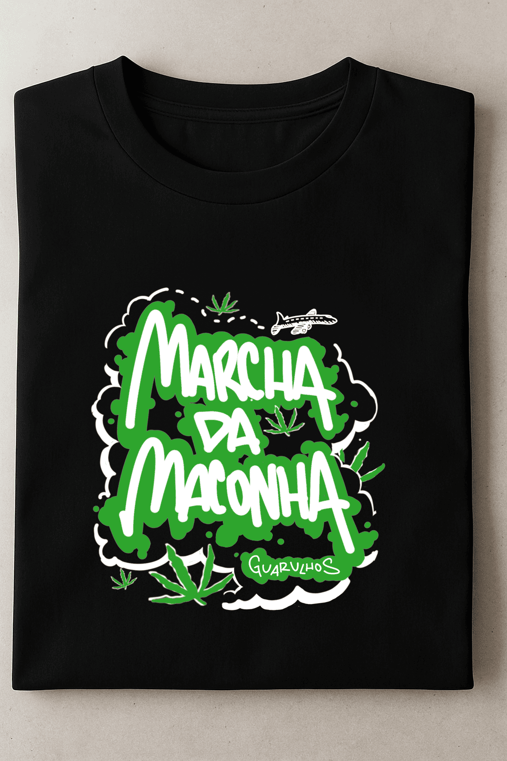 Camiseta Modelo 1 - Marcha da Maconha Guarulhos